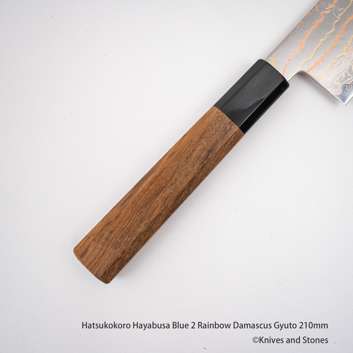 初心隼藍 2 彩虹大馬士革牛刀 210mm