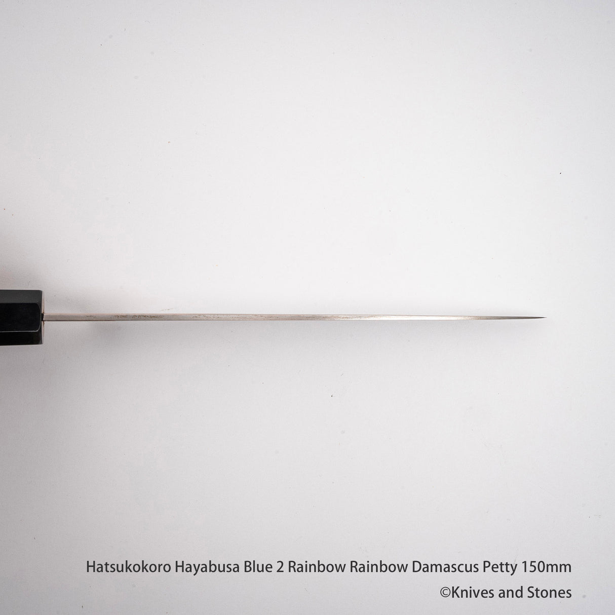Hatsukokoro Hayabusa Blue 2 Rainbow Rainbow Damascus Petty 150mm