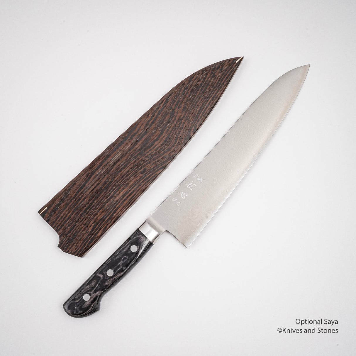 Hatsukokoro Hayabusa SG2 Gyuto 240mm Micarta Western Handle