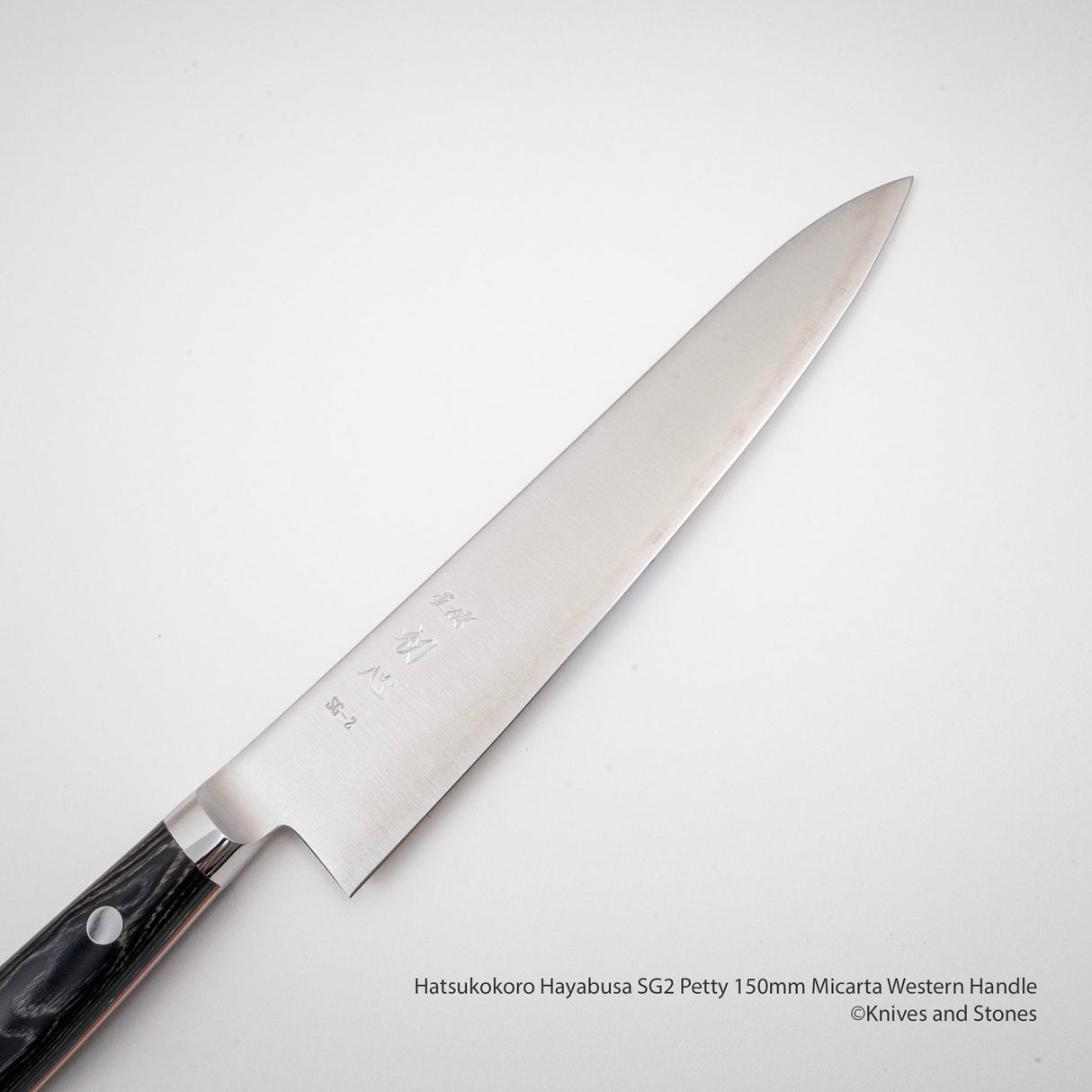 Hatsukokoro Hayabusa SG2 Petty 150mm Micarta Western Handle