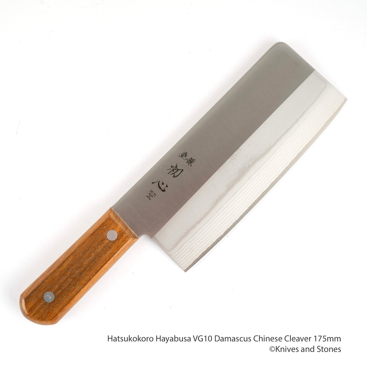 Hatsukokoro Hayabusa VG10 大馬士革中國菜刀 175mm