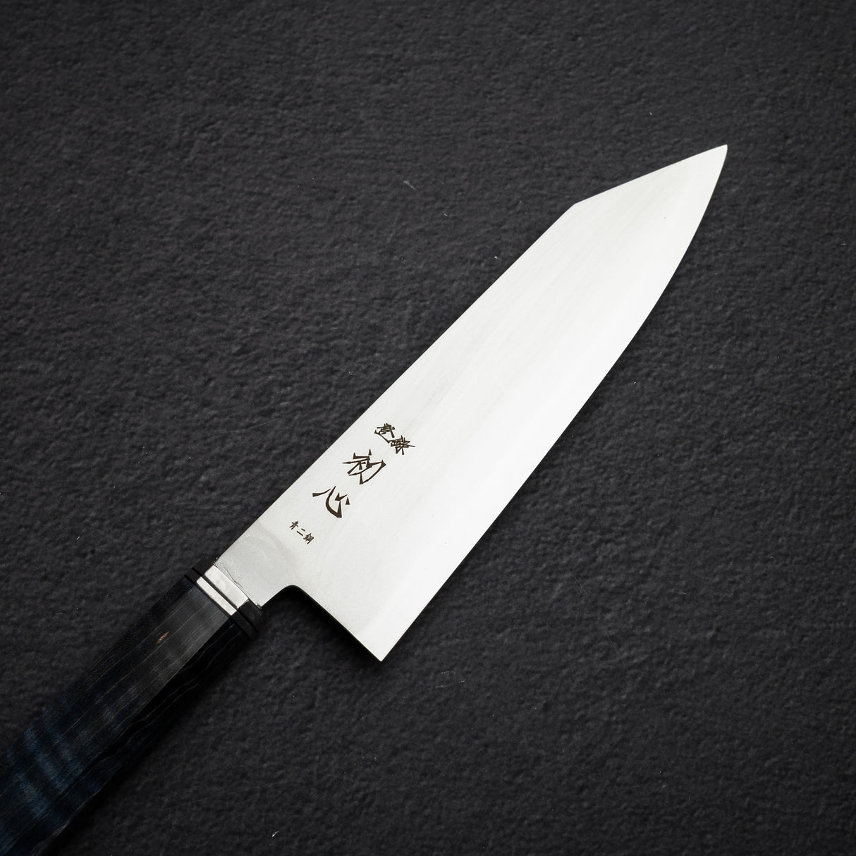 初心 Kaijin Blue 2 文化刀 175mm 鏡面卷楓木柄