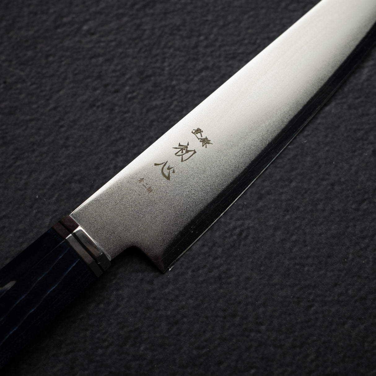 Hatsukokoro Kaijin Blue 2 Petty 150mm Migaki Curly Maple