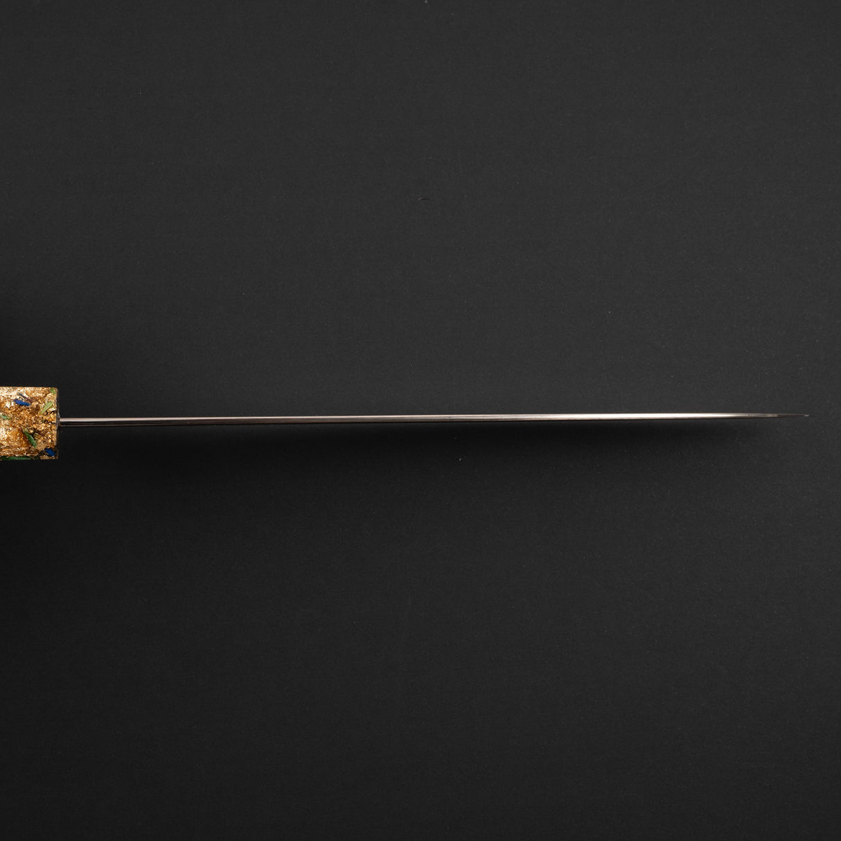 Hatsukokoro Kujaku V-Toku-2 Gyuto 210mm Rainbow Damascus Finish Green