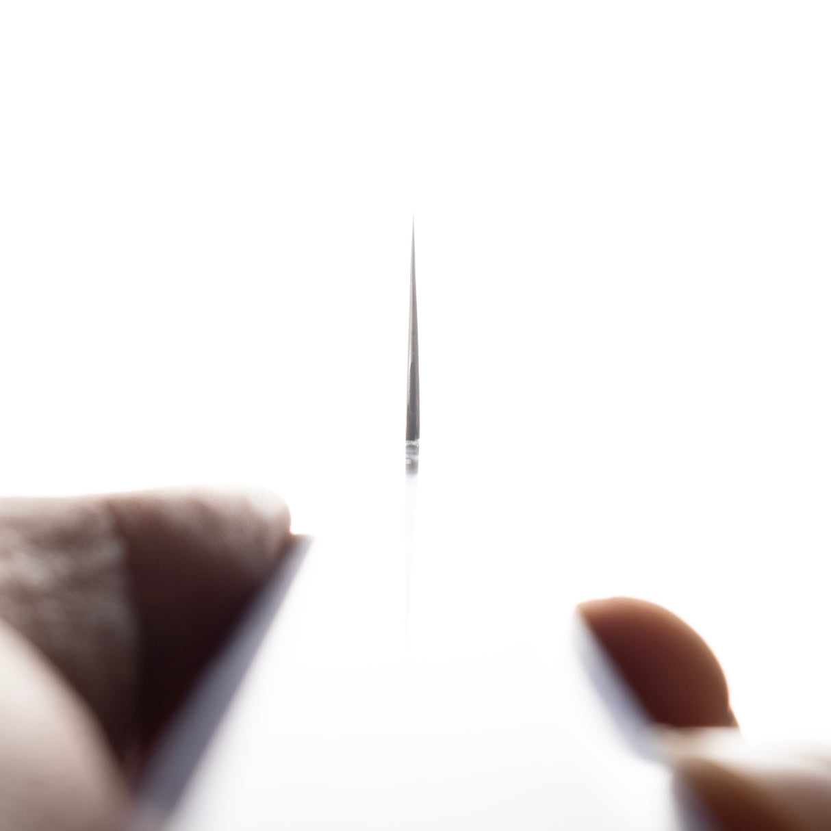 Hatsukokoro Kujaku V-Toku-2 Gyuto 210mm Rainbow Damascus Finish Purple