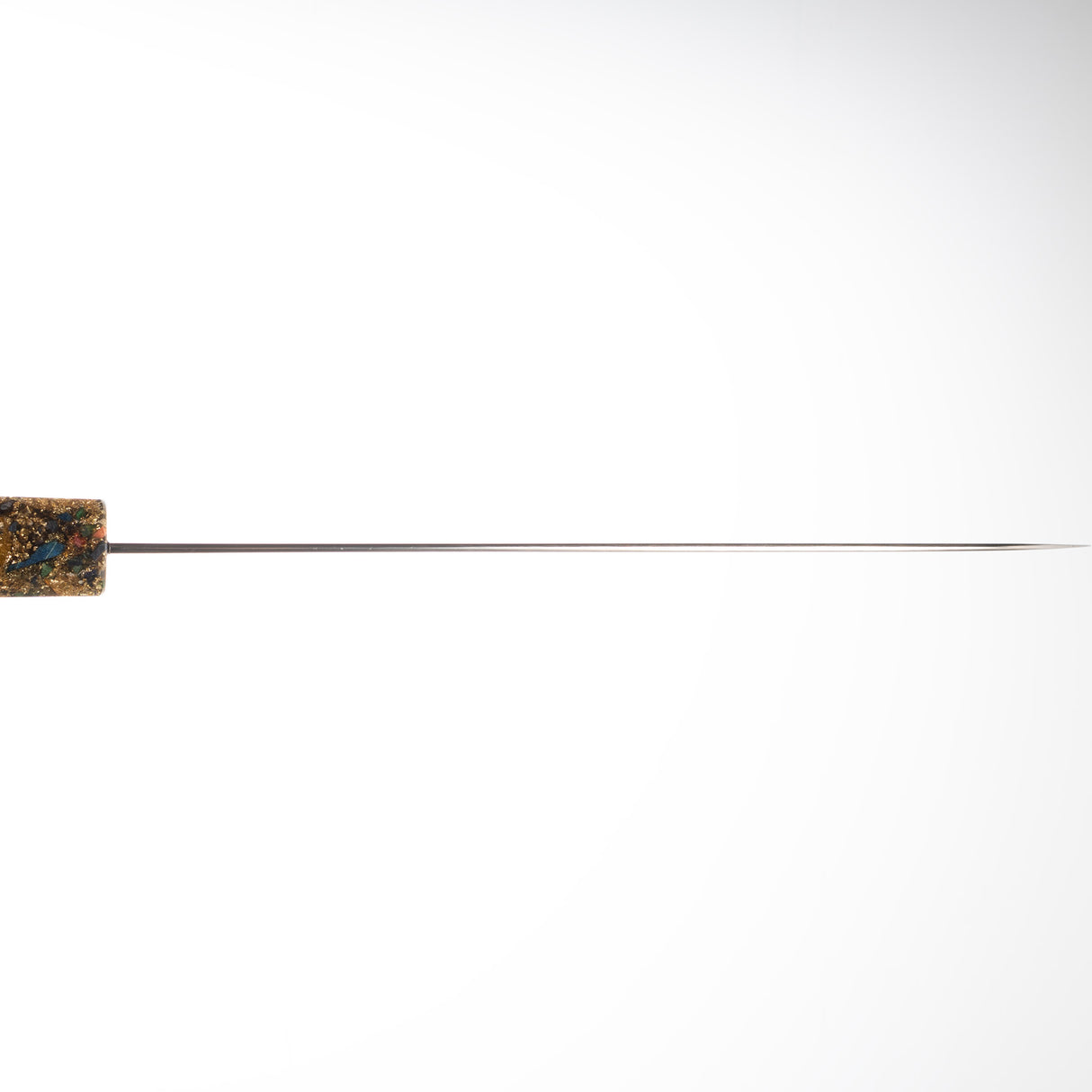 Hatsukokoro Kujaku V-Toku-2 Gyuto 210mm Rainbow Damascus Finish Purple