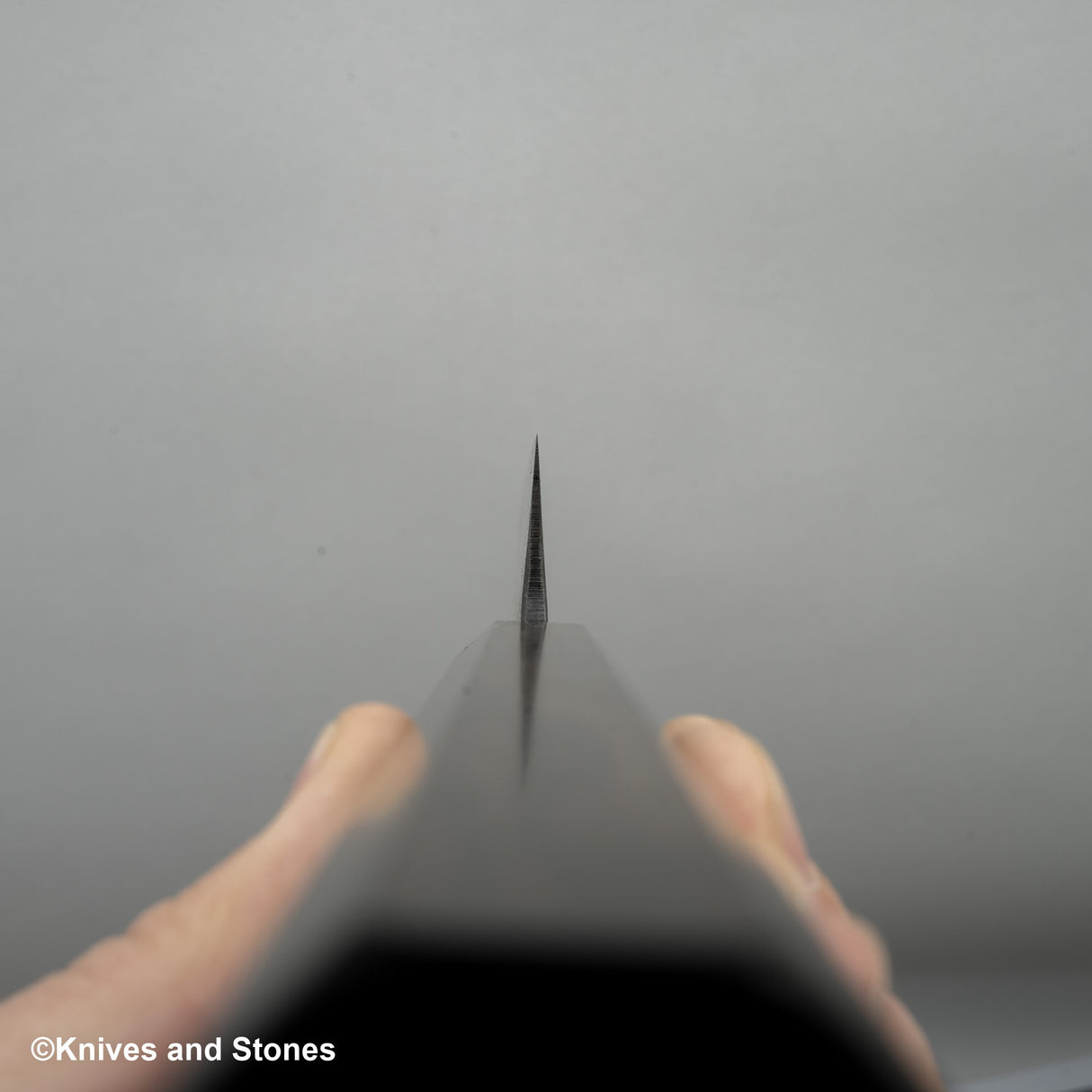 Hatsukokoro 雲影 藍色 2 黑內大馬士革 K-tip Sujihiki 255mm 黑色 Chacate 手柄