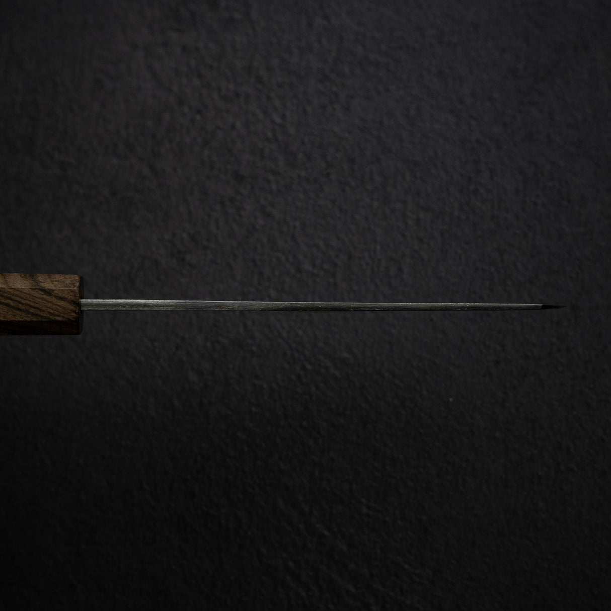 Hatsukokoro Kurogane Blue 2 Kurouchi Honesuki 150mm Double Bevel Black Chacate