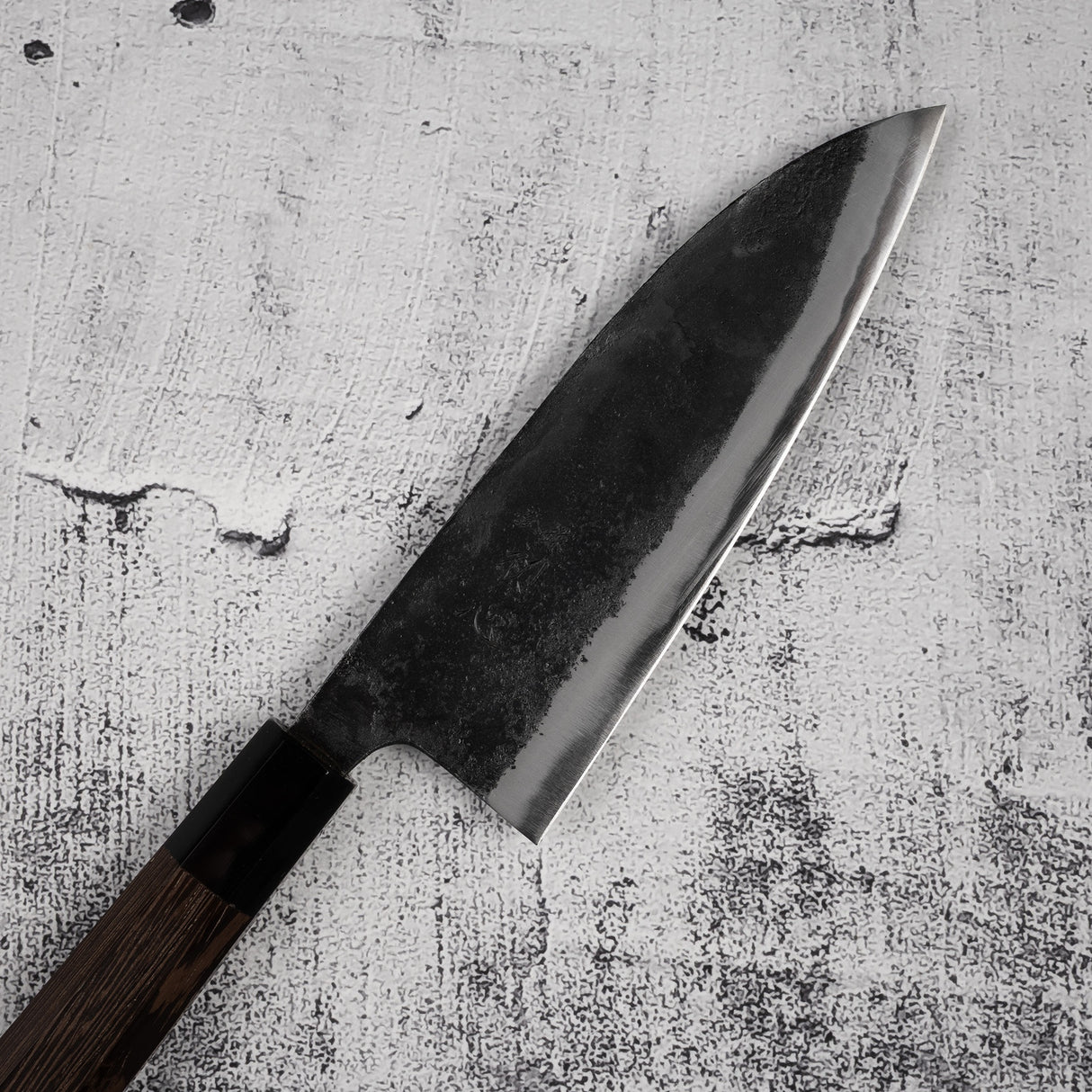 Hatsukokoro 黑風 Blue 2 Deba 180mm 雙斜面黑內