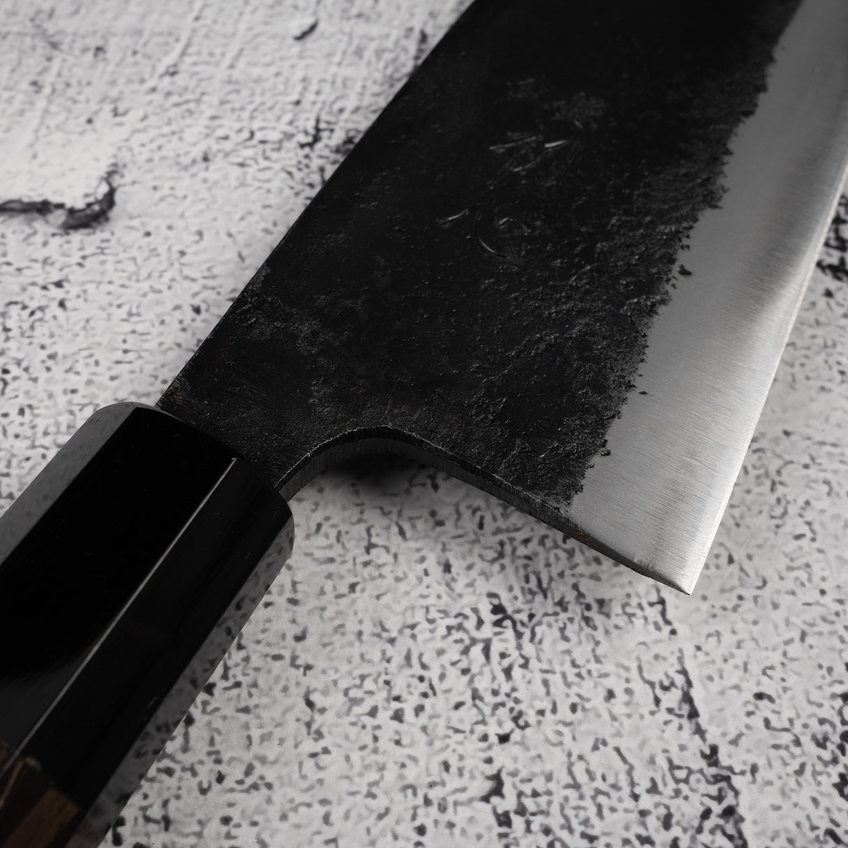 Hatsukokoro 黑風 Blue 2 Deba 180mm 雙斜面黑內