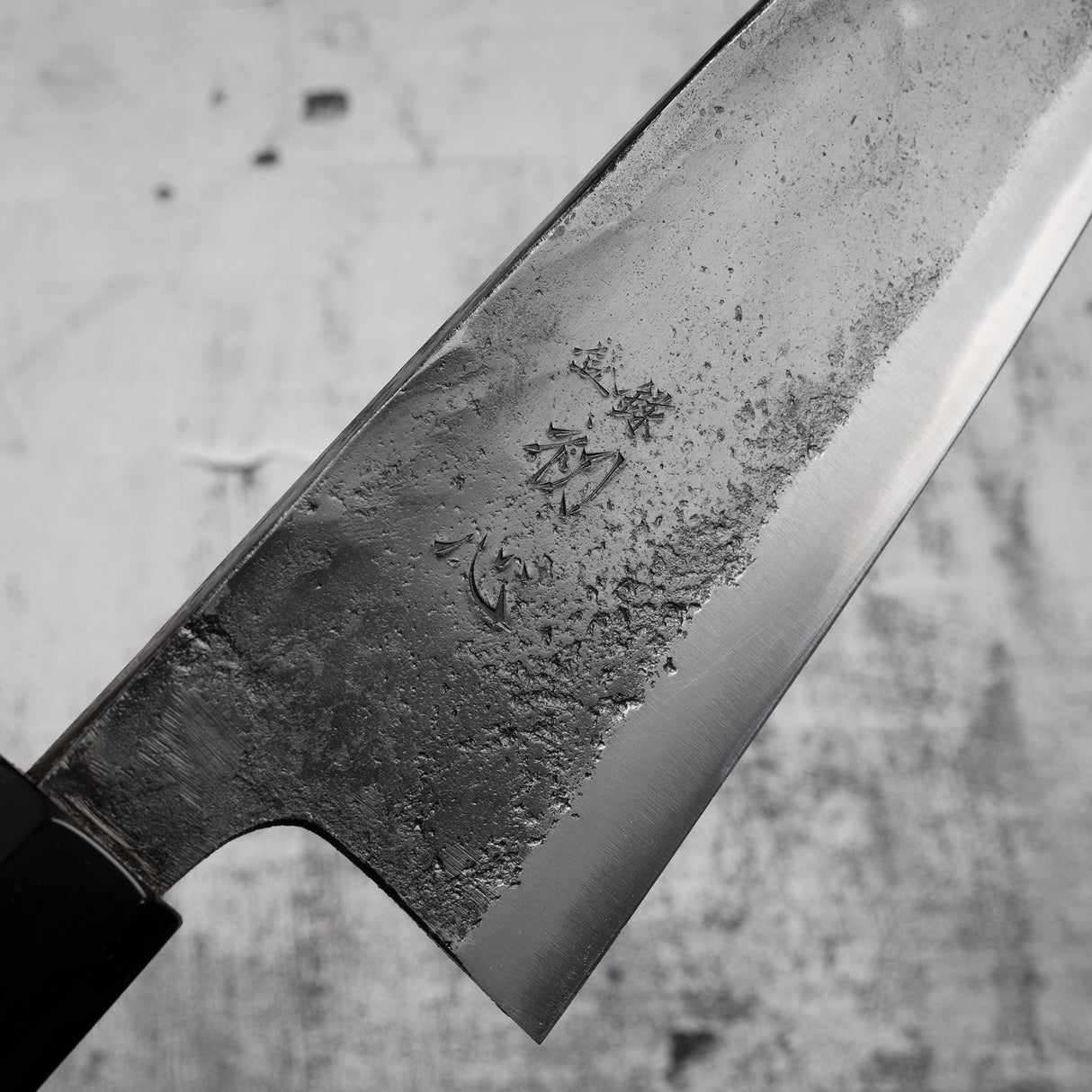 Hatsukokoro 黑風 Blue 2 Deba 180mm 雙斜面黑內