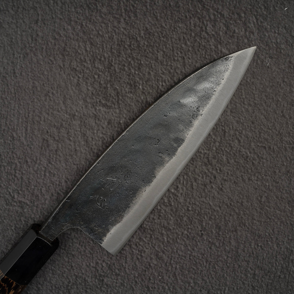 Hatsukokoro Kurokaze Blue 2 Kurouchi Deba 165mm Double Bevel