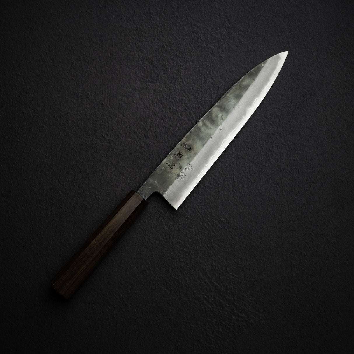 Motokyuuichi Kurosagi AS KU Gyuto 240mm Kurouchi by Hatsukokoro Black Chacate