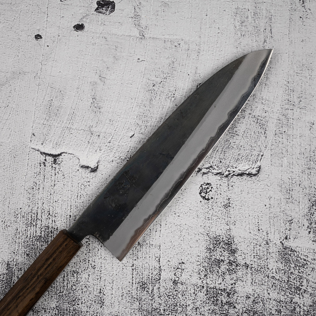 黑崎本急 AS KU Gyuto 210mm Kurouchi by Hatsukokoro Black Chacate