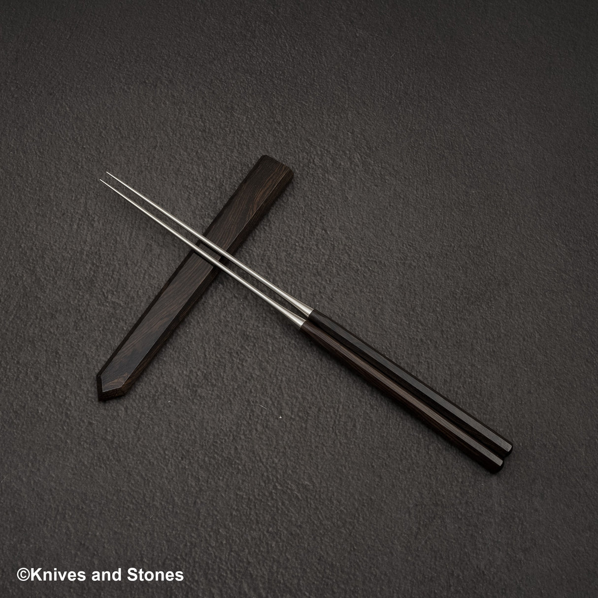 Premium Moribashi (Plating Chopsticks) - Ebony & Saya by Hatsukokoro