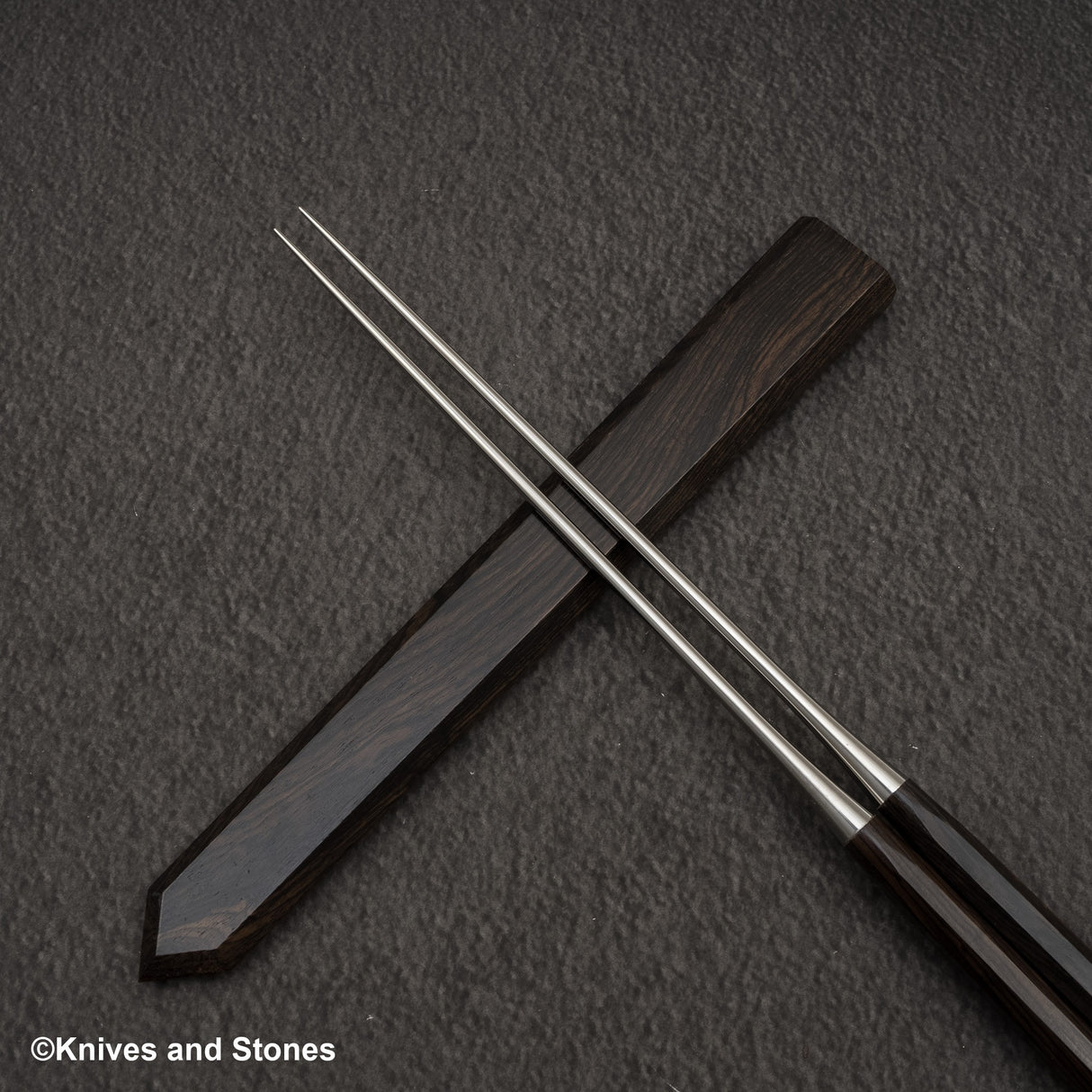 Premium Moribashi (Plating Chopsticks) - Ebony & Saya by Hatsukokoro