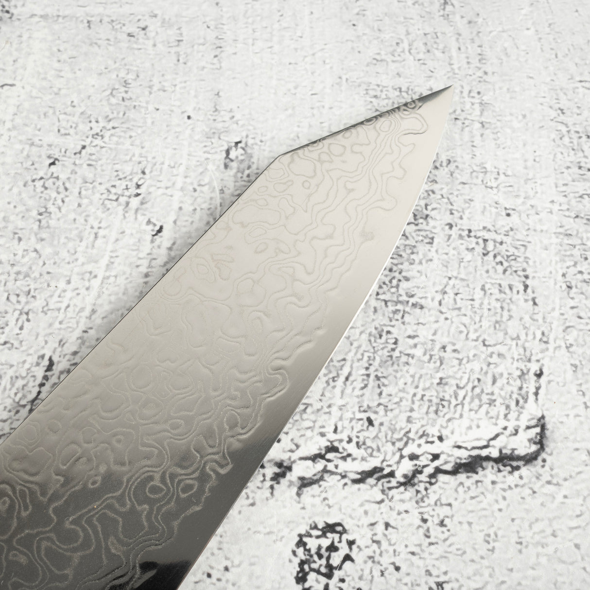 Hatsukokoro Ryuhyo SG2 大馬士革 K 尖 Gyuto 210 毫米刀刃,含橄欖木手柄