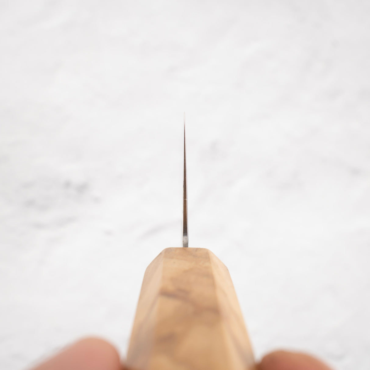 Hatsukokoro Ryuhyo SG2 Damascus K tip Gyuto 210mm Saya Included, Olivewood Handle