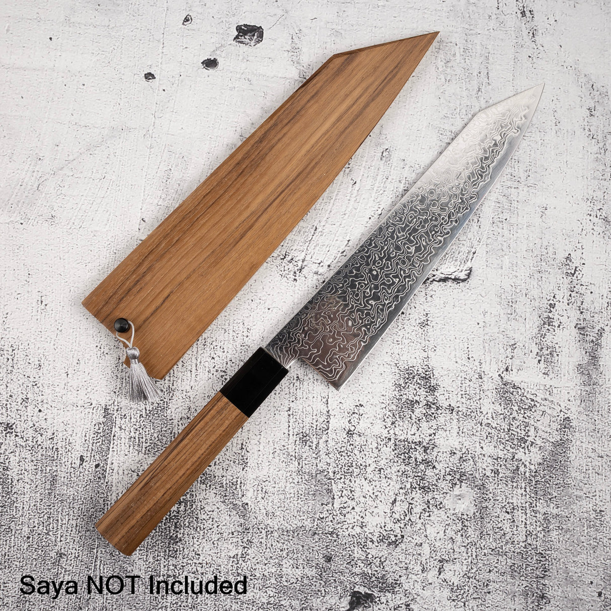 Hatsukokoro Ryuhyo SG2 大馬士革 K 尖 Gyuto 210 毫米刀刃,含橄欖木手柄