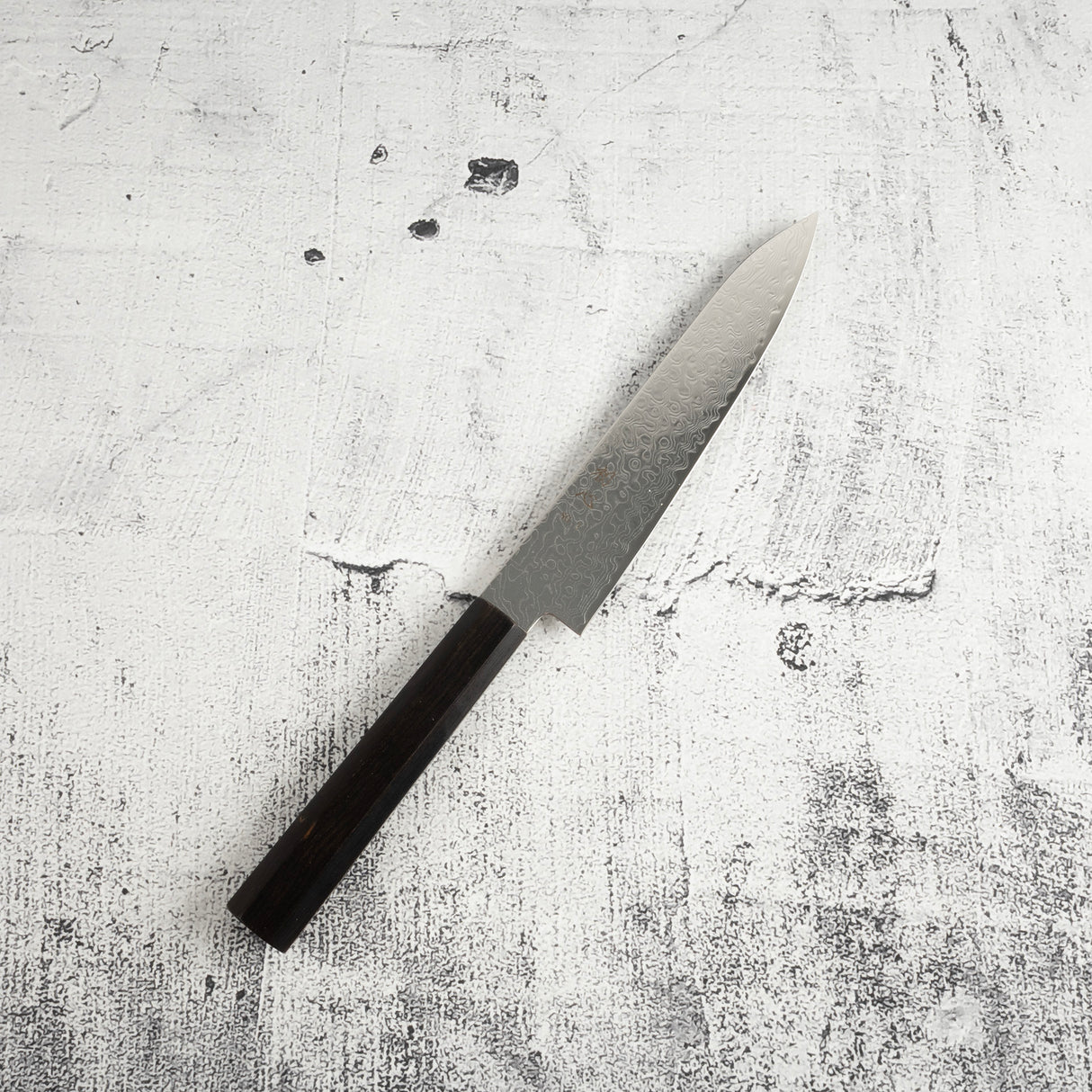 Hatsukokoro Ryuhyo SG2 Damascus Petty 150mm Ebony Handle