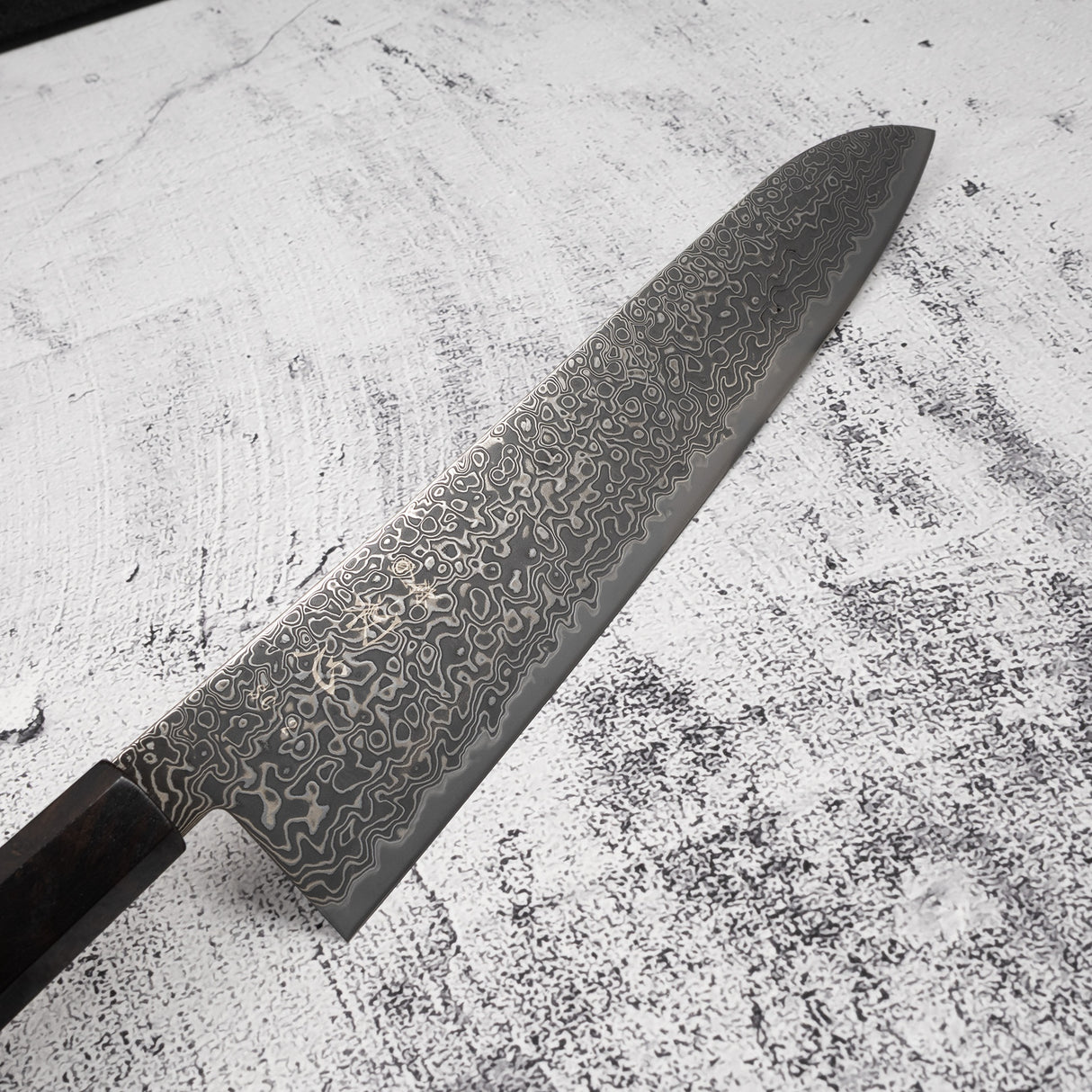 初心 流冰 SG2 黑大馬士革牛刀 240mm 黑檀木柄