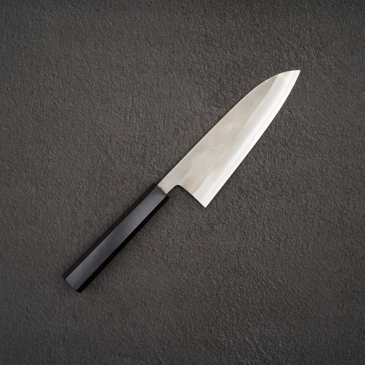 Hatsukokoro x Yoshikane SKD Nashiji Santoku 170mm 烏木手柄