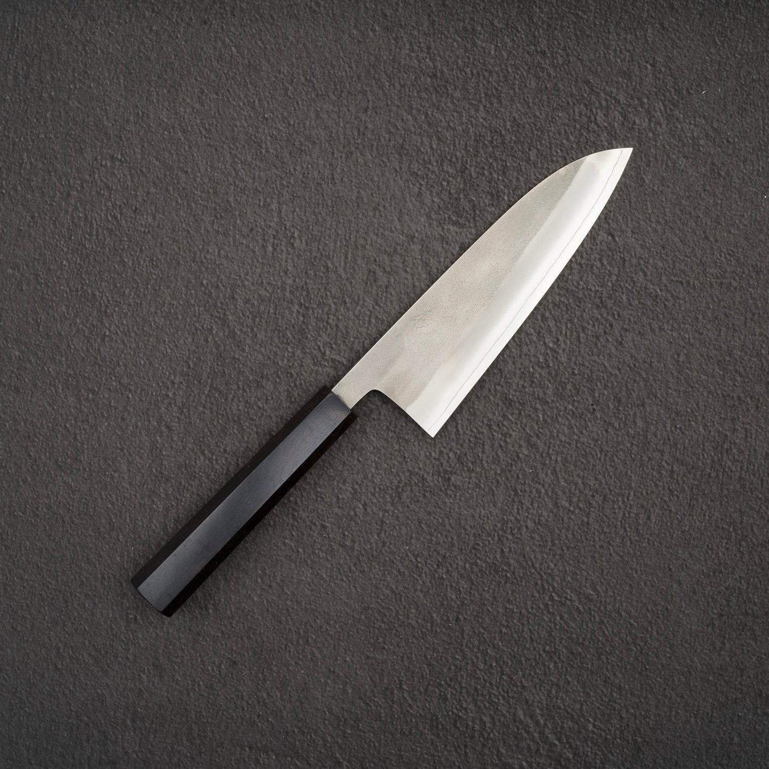 Hatsukokoro x Yoshikane SKD Nashiji Santoku 170mm 烏木手柄