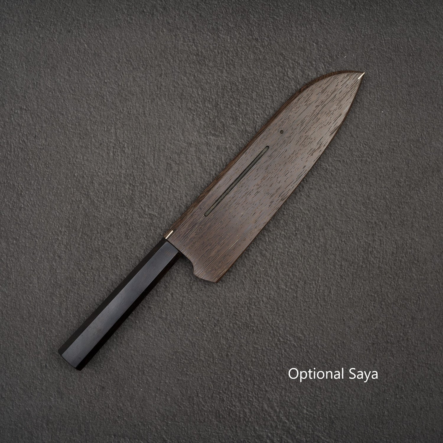 Hatsukokoro x Yoshikane SKD Nashiji Santoku 170mm 烏木手柄