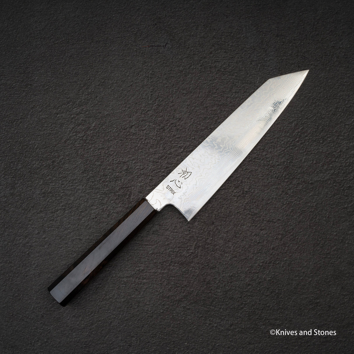 Hatsukokoro STRIX K-Tip 大馬士革牛刀 210mm 烏木手柄