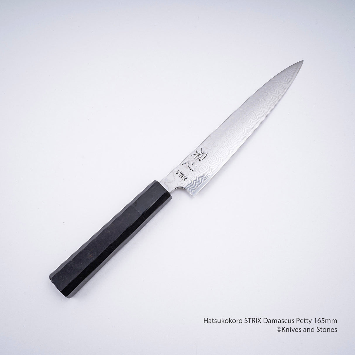 Hatsukokoro STRIX 大馬士革 Petty 165mm