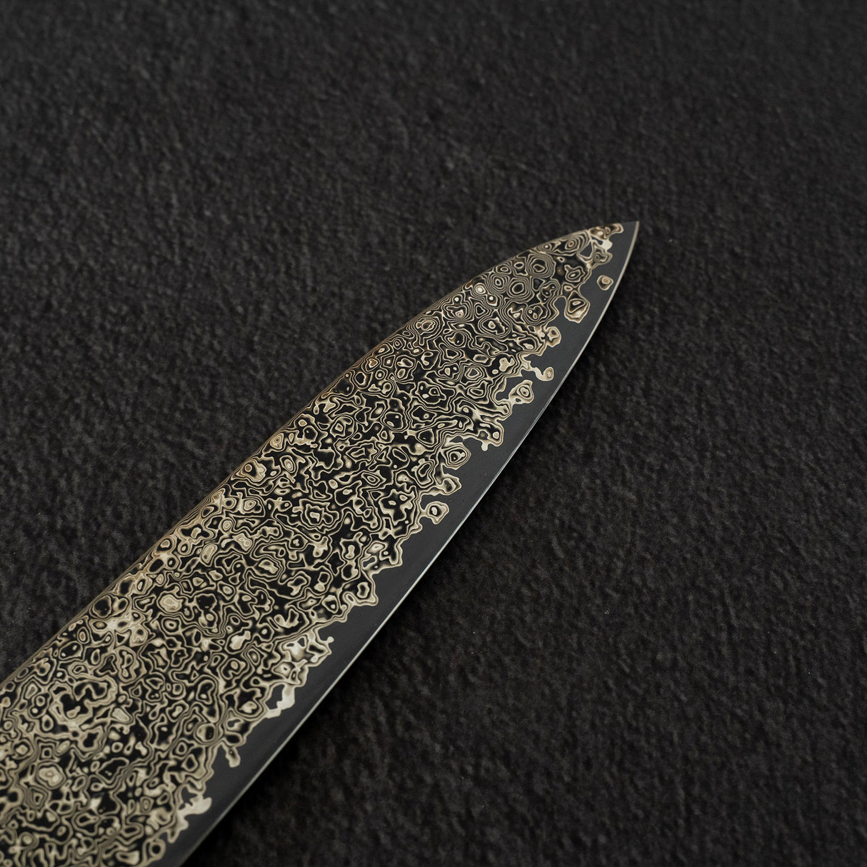 Hatsukokoro Saihyo SG2 Kurozome Black Damascus Gyuto 210mm Birch Handle