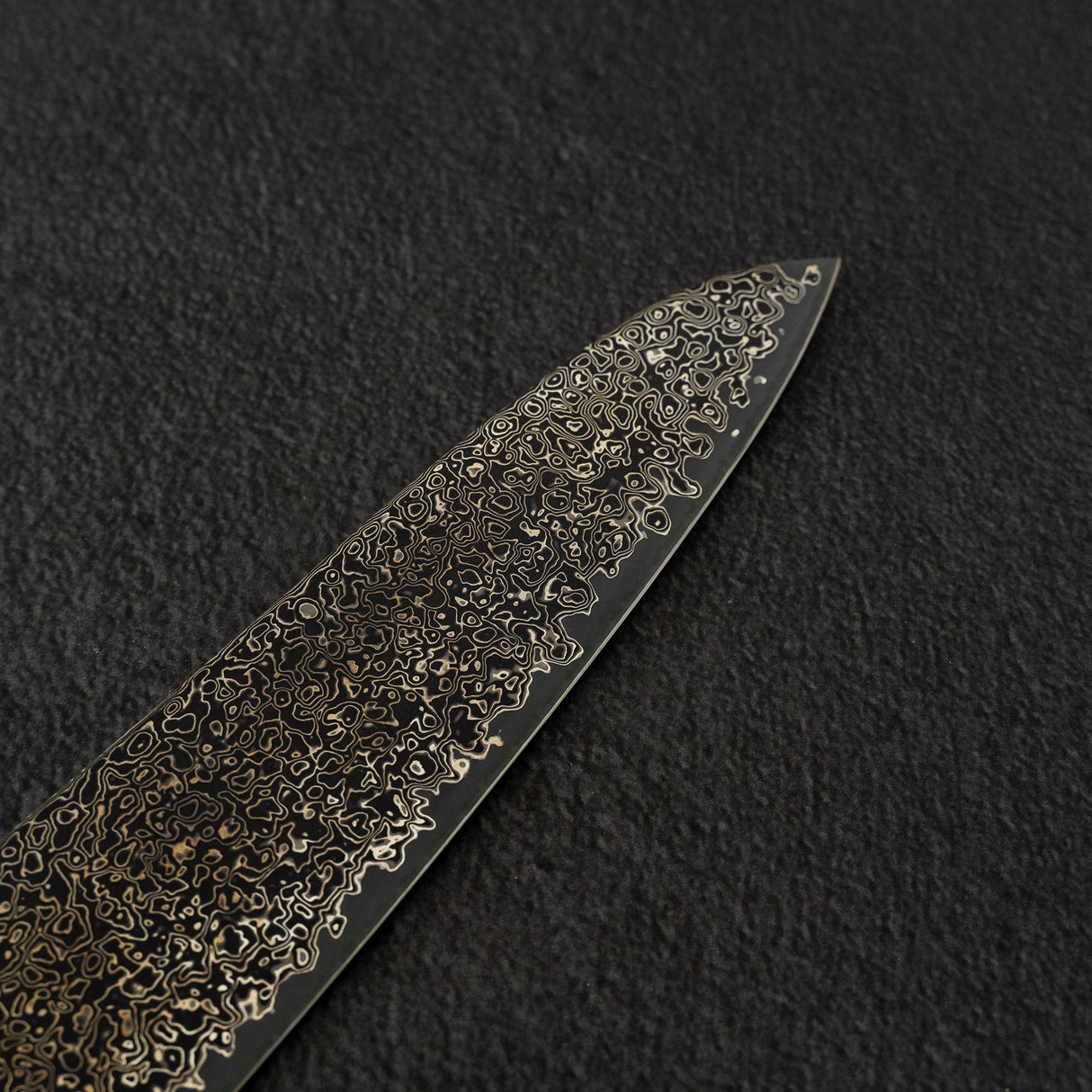 Hatsukokoro Saihyo SG2 黑染 黑色大馬士革牛刀 240mm 樺木手柄