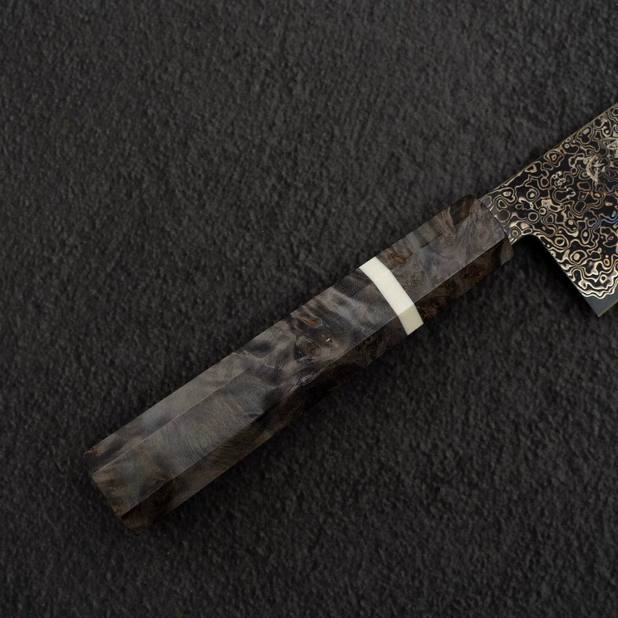 Hatsukokoro Saihyo SG2 黑染 黑色大馬士革牛刀 240mm 樺木手柄