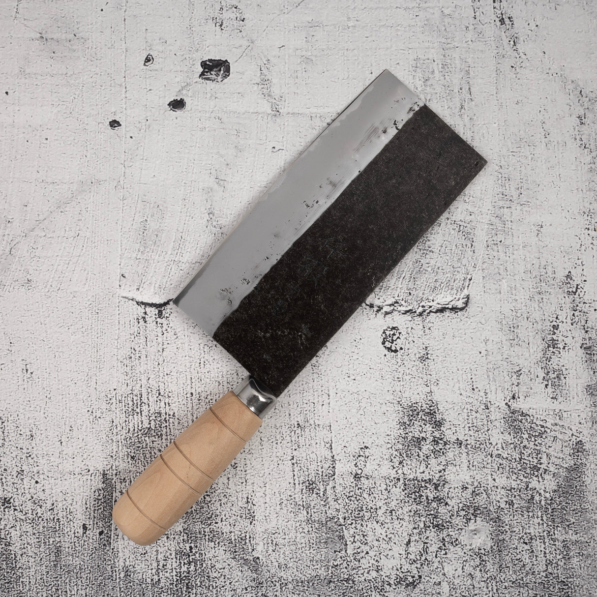 初心先端藍二不鏽鋼夾層中式菜刀 170mm