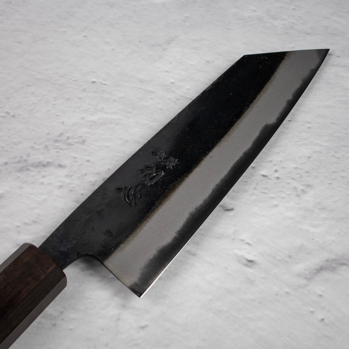Hatsukokoro Shikkoku Blue 2 Kurouchi Bunka 165mm Ebony Handle