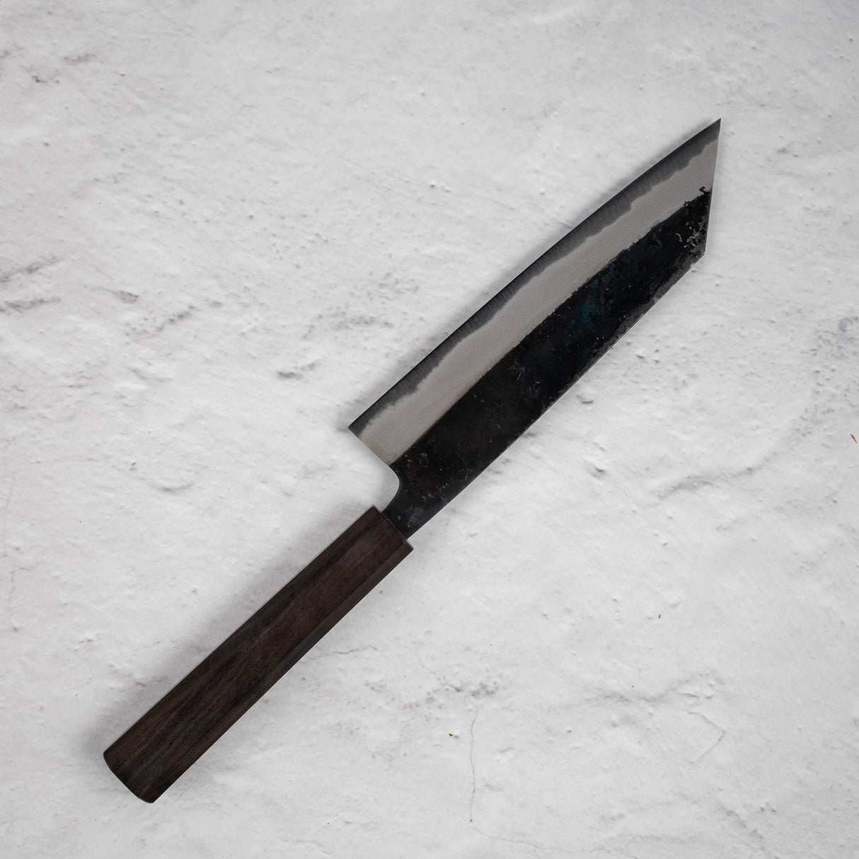 Hatsukokoro Shikkoku Blue 2 Kurouchi Bunka 165mm Ebony Handle