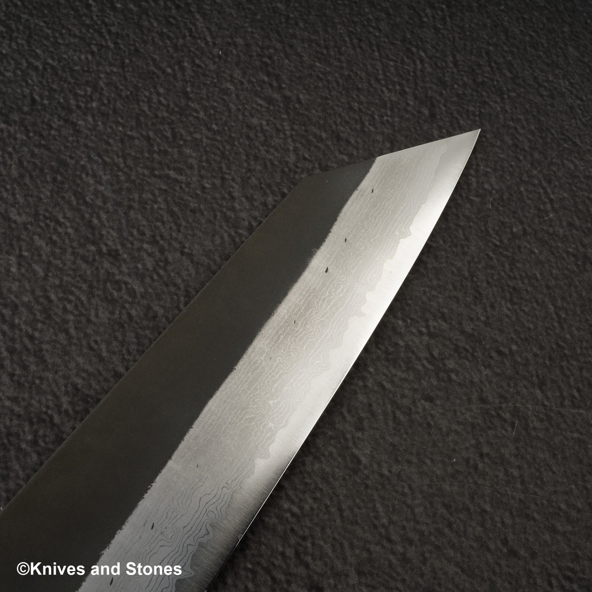 Hatsukokoro Shinkiro Aogami 超級大馬士革 黑內 K-tip Gyuto 240mm 樺木手柄