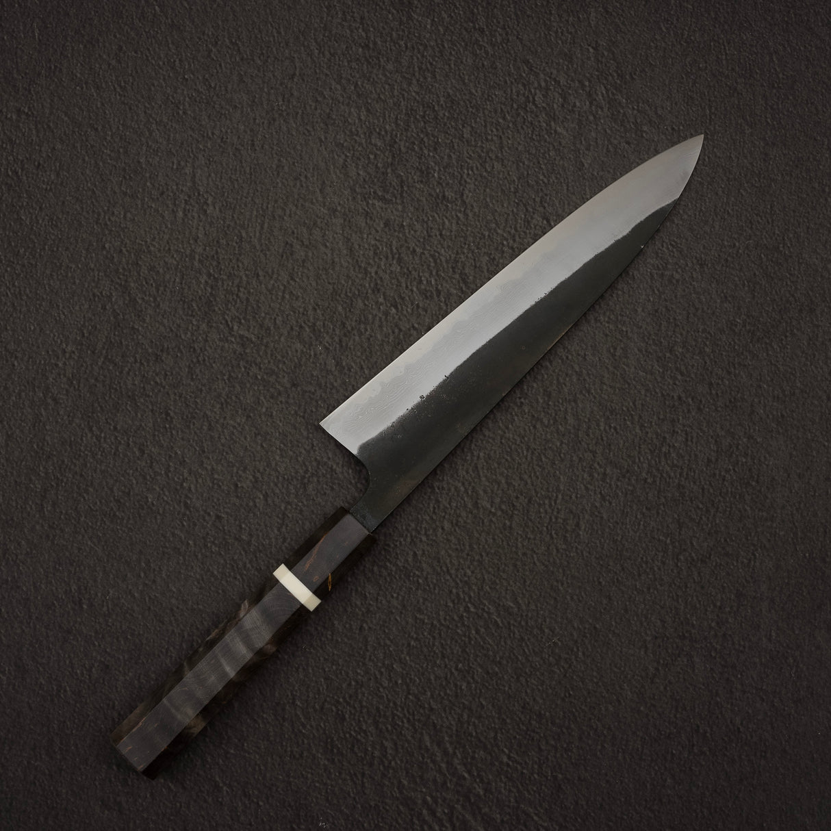 初心 青神新紀郎 超級黑內大馬士革牛刀 210mm