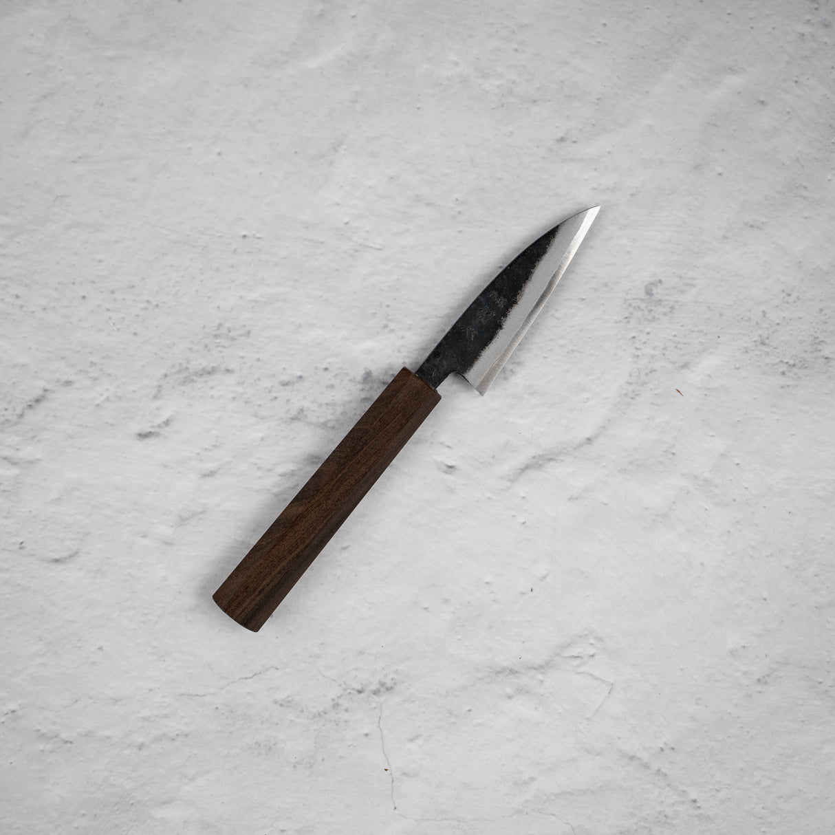 Hatsukokoro Sumi Blue 2 Kurouchi Petty 80mm Black Chacate Handle