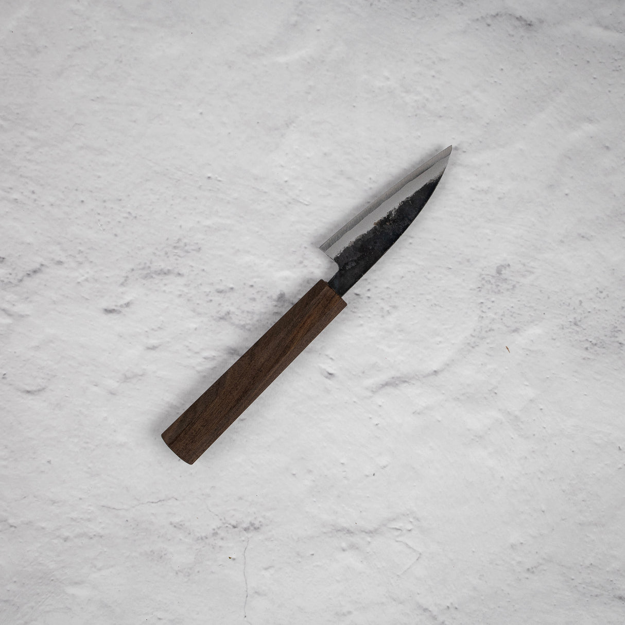 Hatsukokoro Sumi Blue 2 Kurouchi Petty 80mm Black Chacate Handle