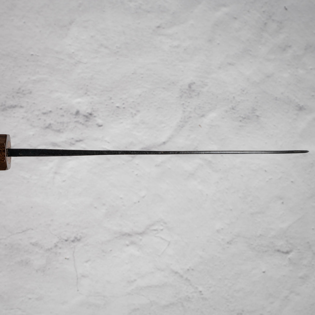 Hatsukokoro Sumi Blue 2 Kurouchi Santoku 165mm Black Chacate Handle