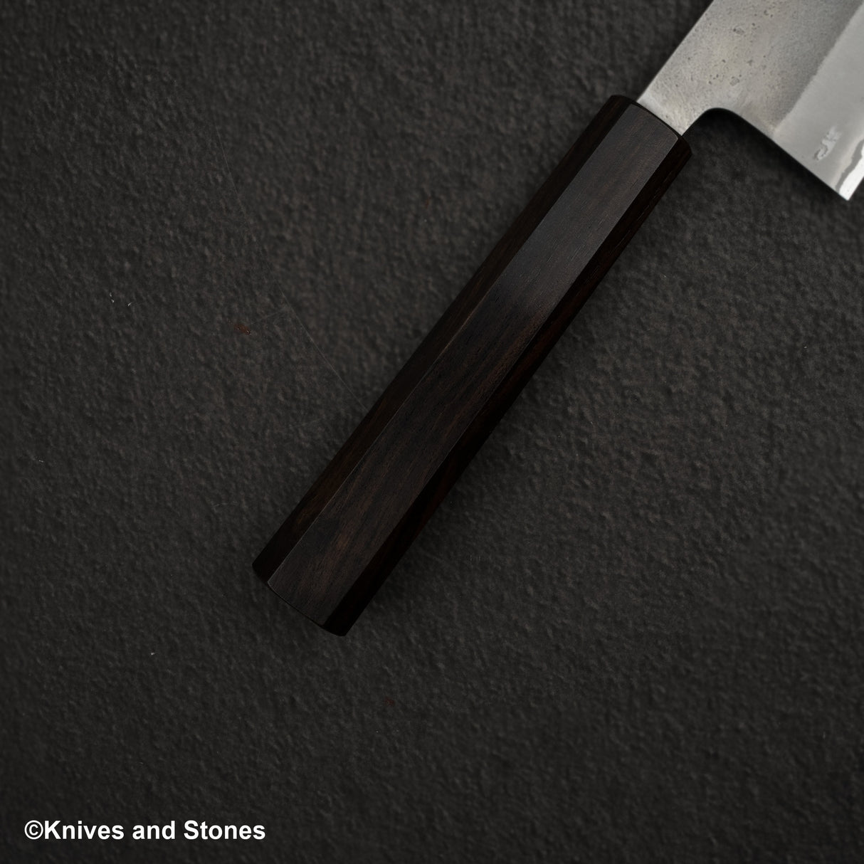 Yoshikane White 2  Nashiji Stainless Clad Bunka 170mm