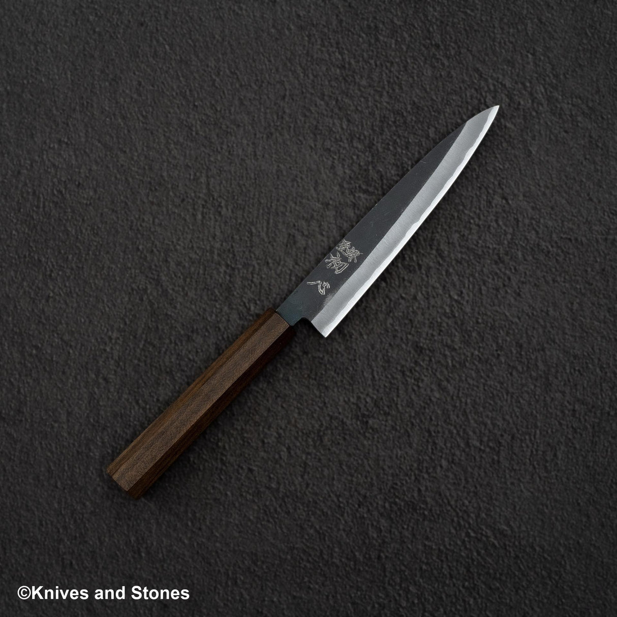 Hatsukokoro Aosagi Blue 2 Kurouchi Petty 150mm 黑色 Chacate