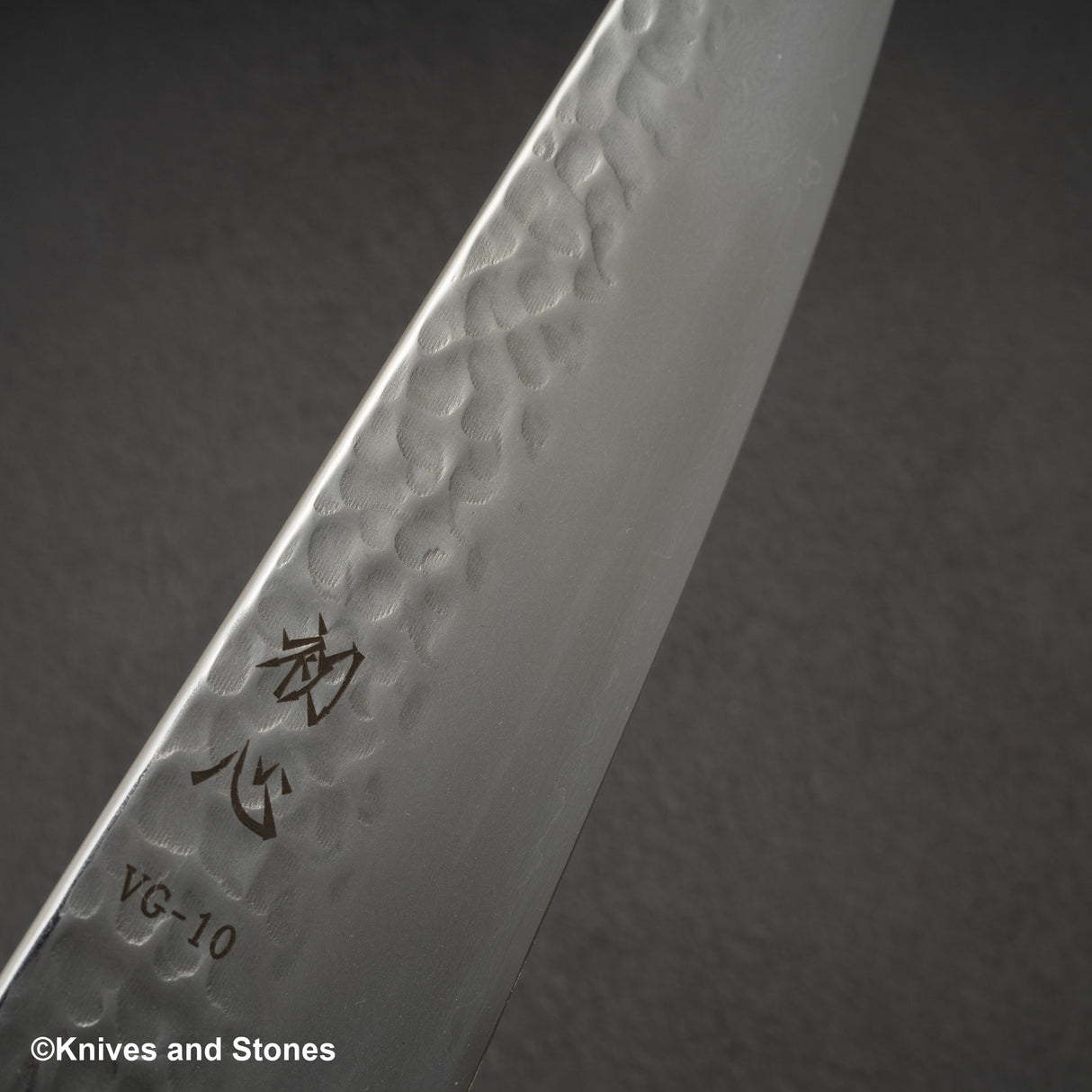 Hatsukokoro Hayabusa VG10 大馬士革土目牛刀 210mm 烏木手柄