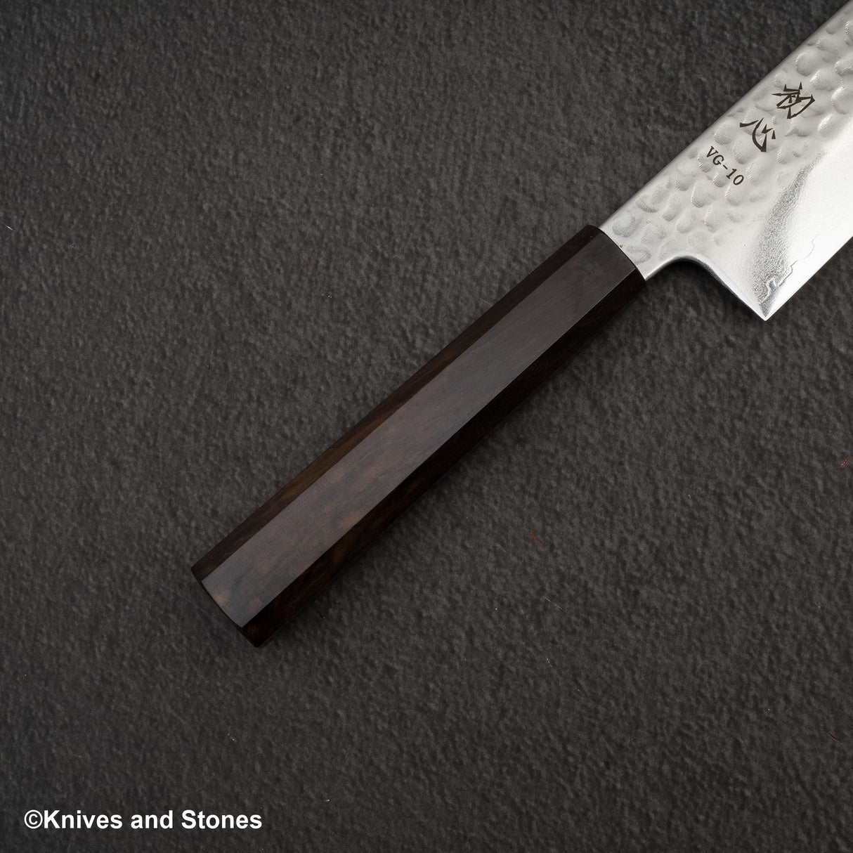 Hatsukokoro Hayabusa VG10 大馬士革土目三德 180mm 烏木手柄