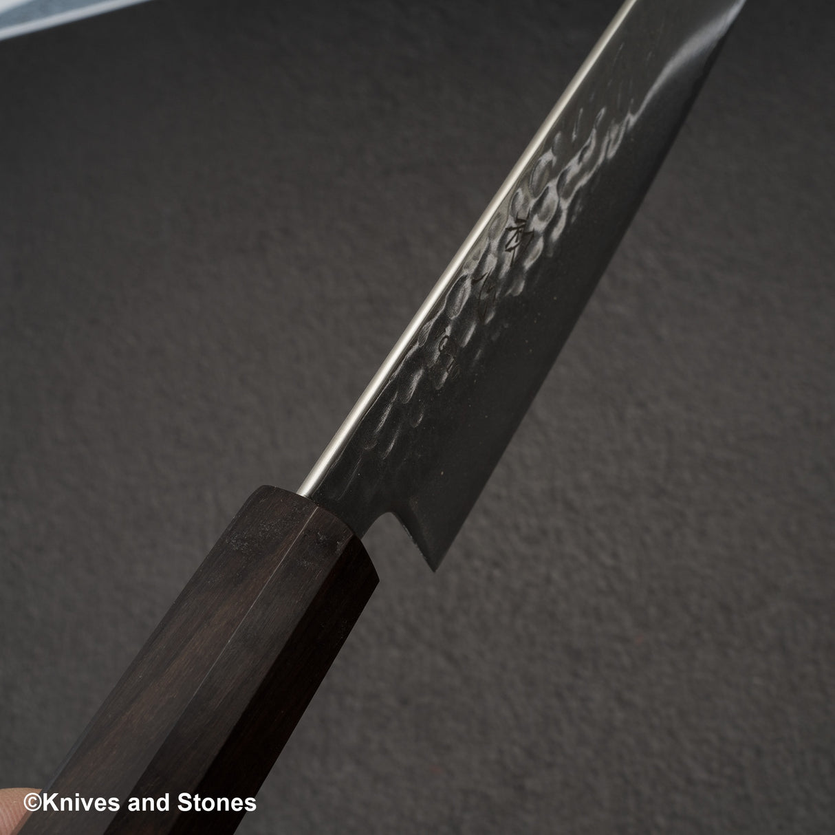 Hatsukokoro Hayabusa VG10 大馬士革土目三德 180mm 烏木手柄