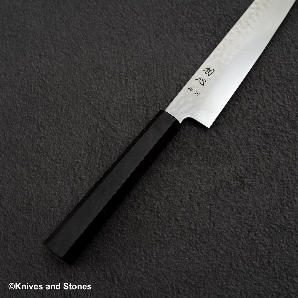 Hatsukokoro Hayabusa VG10 大馬士革土目筋引 270mm 烏木手柄