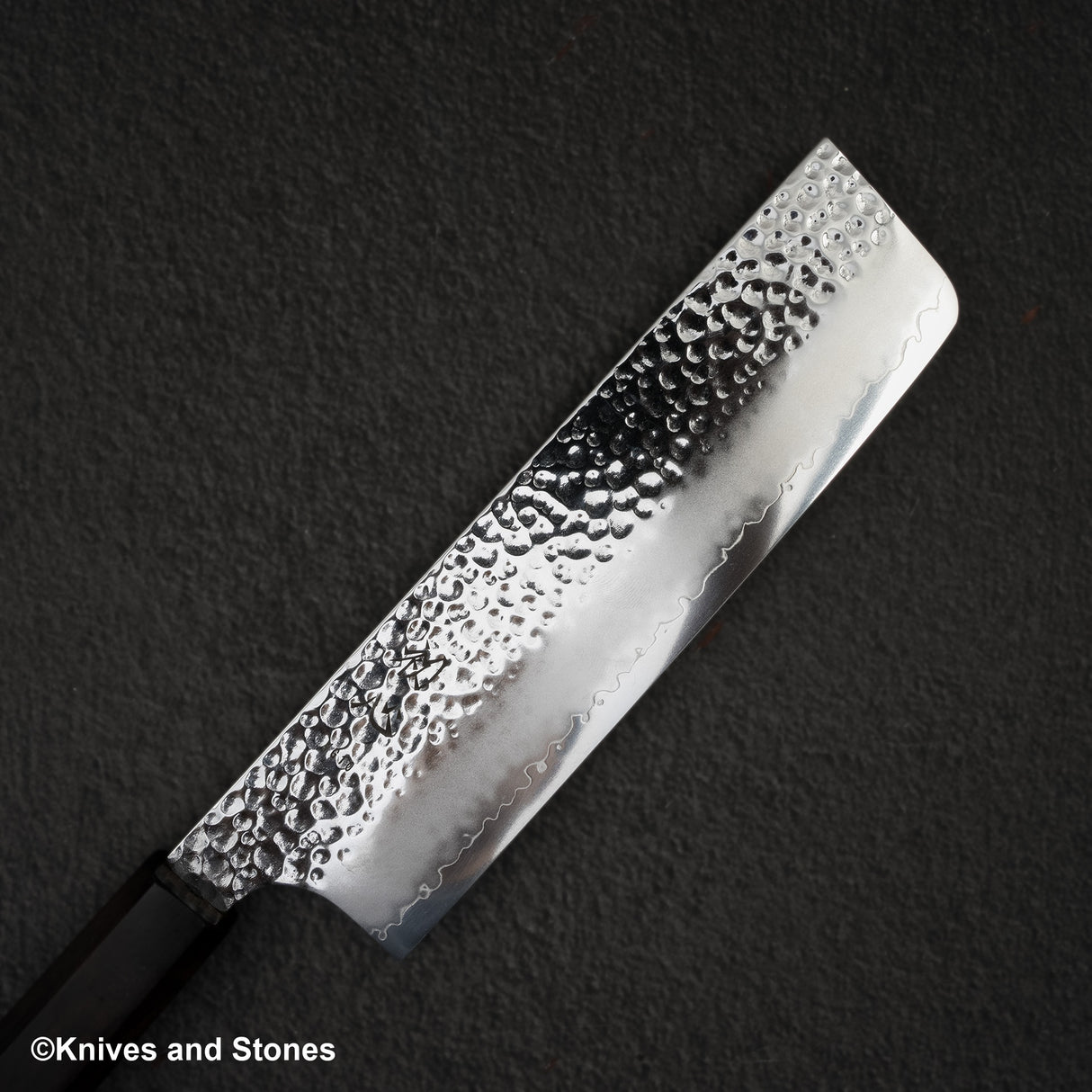 Hatsukokoro Hayabusa VG10 Tsuchime Sanmai Nakiri 180mm Ebony