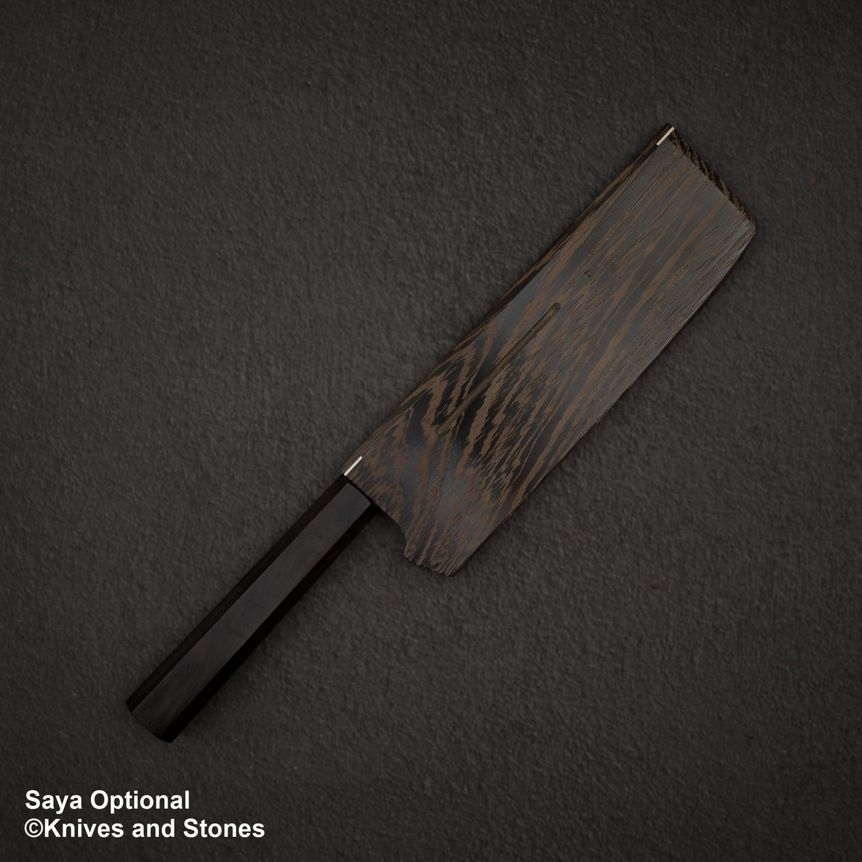 Hatsukokoro Hayabusa VG10 Tsuchime Sanmai Nakiri 180mm Ebony