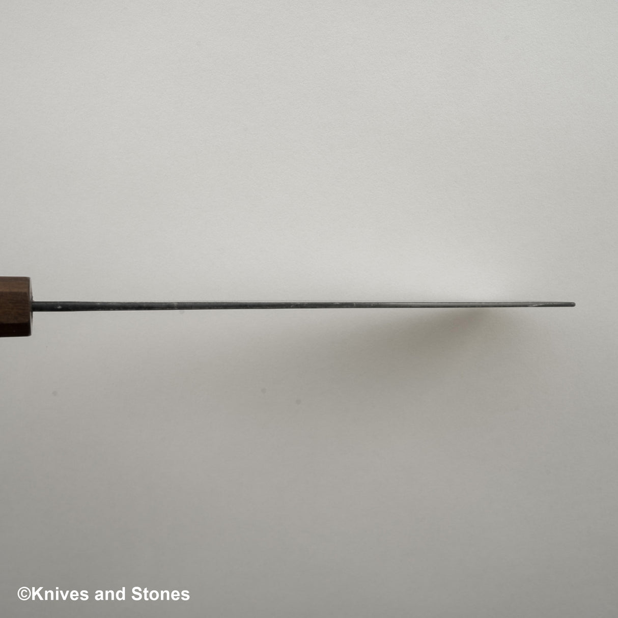 Hatsukokoro Kumokage Blue 2 Kurouchi Damascus Nakiri 165mm Black Chacate